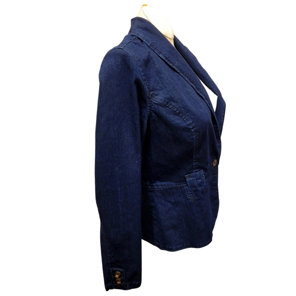 A-Line brand denim blazer - Picture 2 of 8
